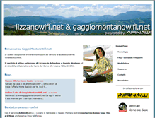 Tablet Screenshot of gaggiomontanowifi.net